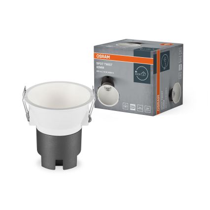Osram - LED iebūvējamais gaismeklis SPOT TWIST LED/10W/230V 4000K Ø 9,3 cm balta