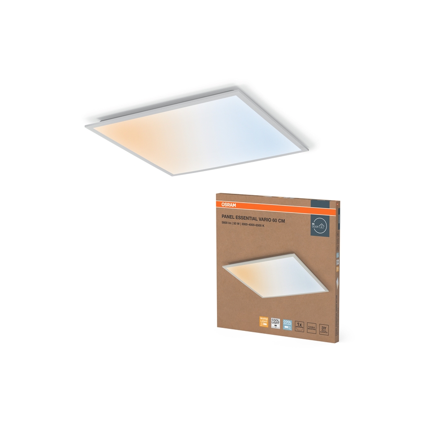 Osram - LED iebūvējamais griestu panelis ESSENTIAL LED/50W/230V 3000/4000/6500K 60x60 cm