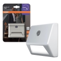 Osram - LED kāpņu gaismeklis ar sensoru NIGHTLUX LED/0,25W/3xAAA IP54 balts