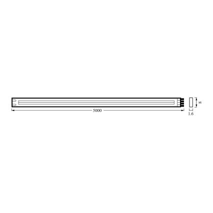 Osram - LED lente FLEX COB 5m LED/24W/230V