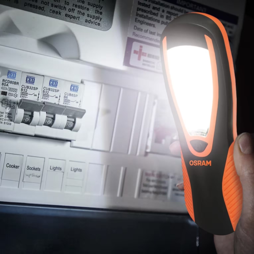 Osram - LED lukturis LEDINSPECT TASK 180 ESSENTIAL LED/3W/3xAAA