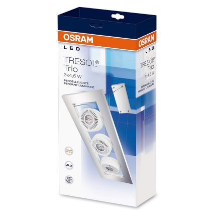 Osram - LED Lustra TRESOL 3xLED/4,5W/230V