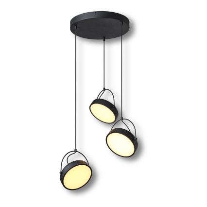 Osram - LED lustra uz stieples DECOR PUCK 3xLED/12W/230V CRI 90 melna