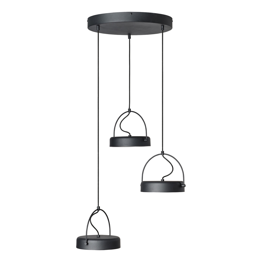 Osram - LED lustra uz stieples DECOR PUCK 3xLED/12W/230V CRI 90 melna