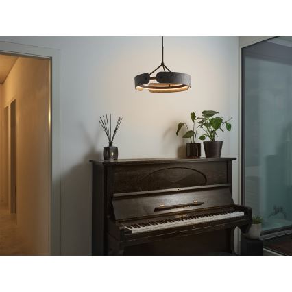 Osram - LED lustra uz troses DECOR CURVE LED/33W/230V pelēka