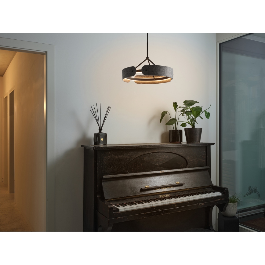 Osram - LED lustra uz troses DECOR CURVE LED/33W/230V pelēka