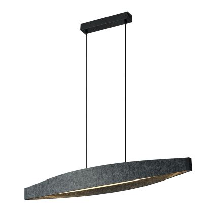 Osram - LED lustra uz troses DECOR FLAT LED/23W/230V pelēka