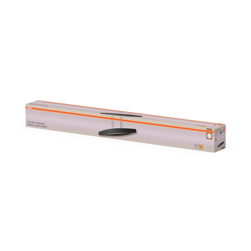 Osram - LED lustra uz troses DECOR FLAT LED/23W/230V pelēka