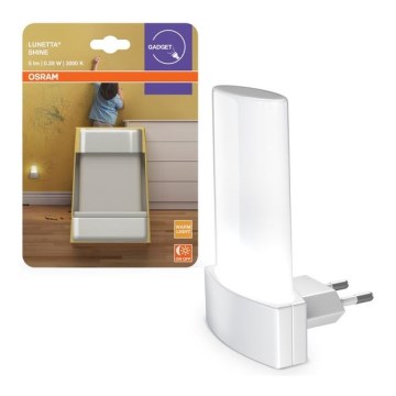 Osram - LED nakts gaisma ar krēslas sensoru LUNETTA LED/0,28W/230V 3000K
