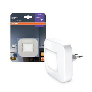 Osram - LED nakts gaisma ar krēslas sensoru LUNETTA LED/0,2W/230V