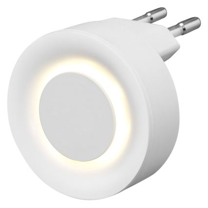 Osram - LED naktslampa ar kustības un krēslas sensoru LUNETTA LED/0,31W/230V balta