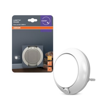 Osram - LED nakts gaisma ar sensoru LUNETTA LED/0,3W/230V 3000K