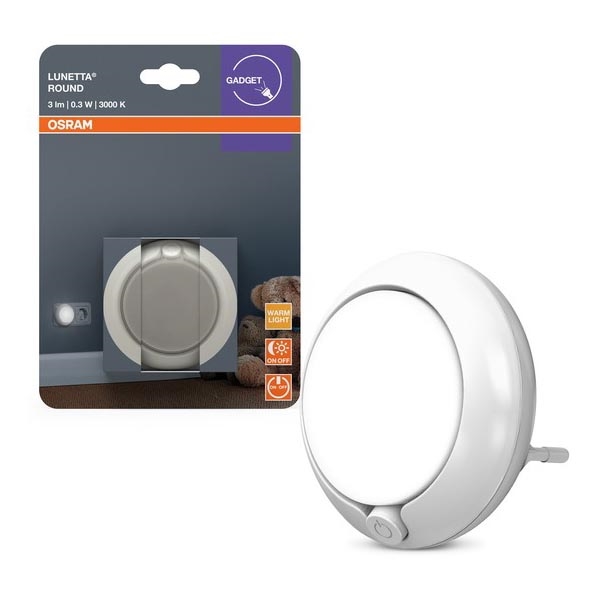 Osram - LED nakts gaisma ar sensoru LUNETTA LED/0,3W/230V 3000K