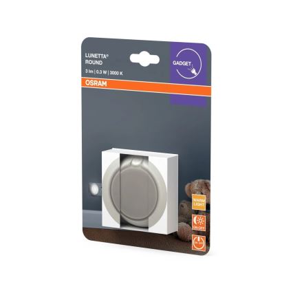 Osram - LED nakts gaisma ar sensoru LUNETTA LED/0,3W/230V 3000K