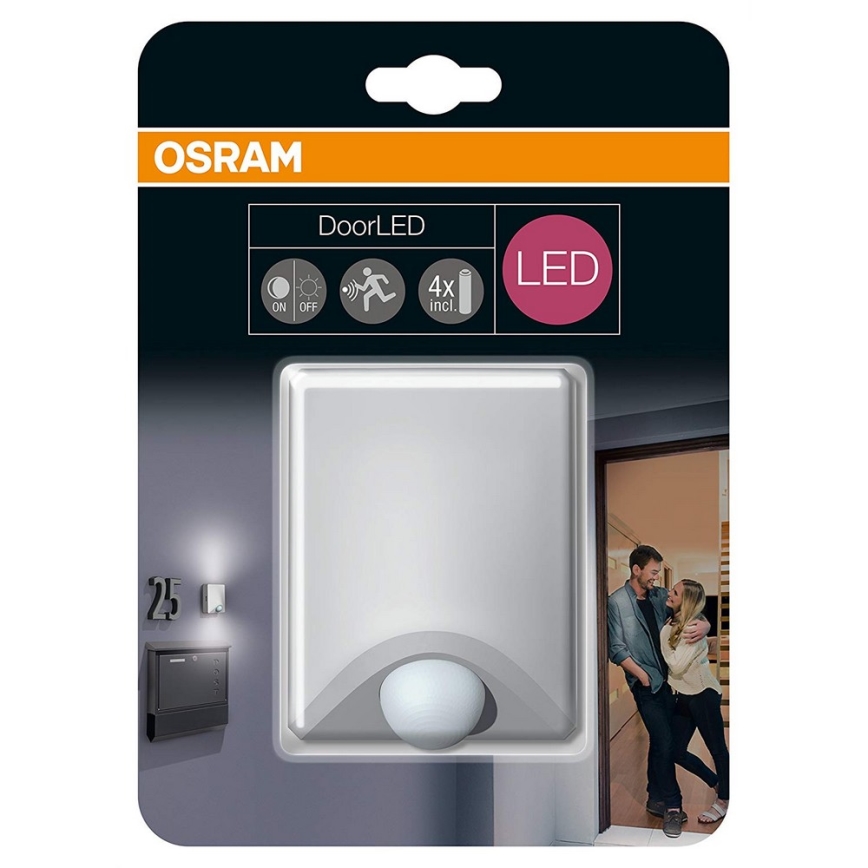 Osram - LED Nakts gaismeklis ar sensoru DOORLED LED/1,1W/4xAA IP54