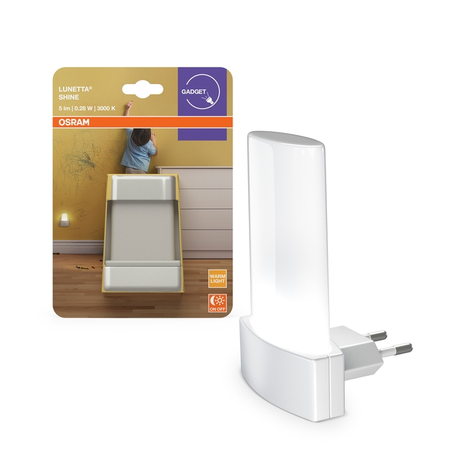 Osram - LED nakts lampa ar sensoru LUNETTA LED/0,28W/230V 3000K