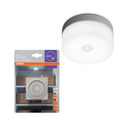 Osram - DOT-IT LED orientējošs gaismeklis ar regulējamu spilgtumu LED/0,45W/5V 500 mAh balts