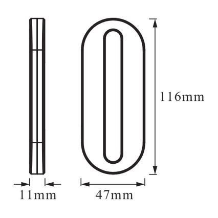 Osram - LED orientācijas gaismeklis ar kustības sensoru MOBILE LED/0,5W/3,7V 330 mAh CRI 90 balts