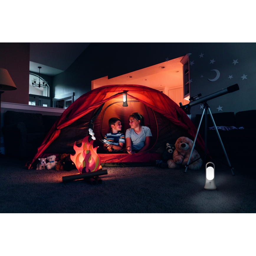 Osram - LED orientācijas gaismeklis ar kustības un krēslas sensoru MOBILE LED/0,7W/4xAAA balts