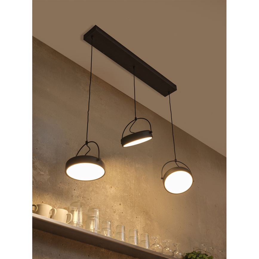 Osram - LED pakaramā lampa uz kabeļa DECOR PUCK 3xLED/12W/230V CRI 90 melna