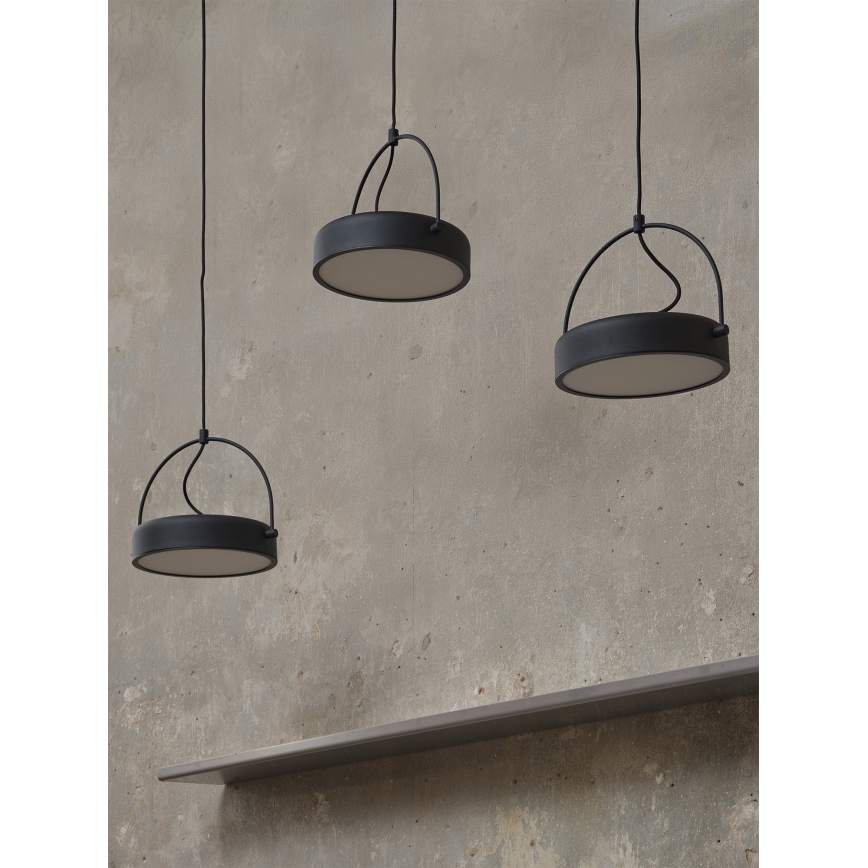 Osram - LED pakaramā lampa uz kabeļa DECOR PUCK 3xLED/12W/230V CRI 90 melna