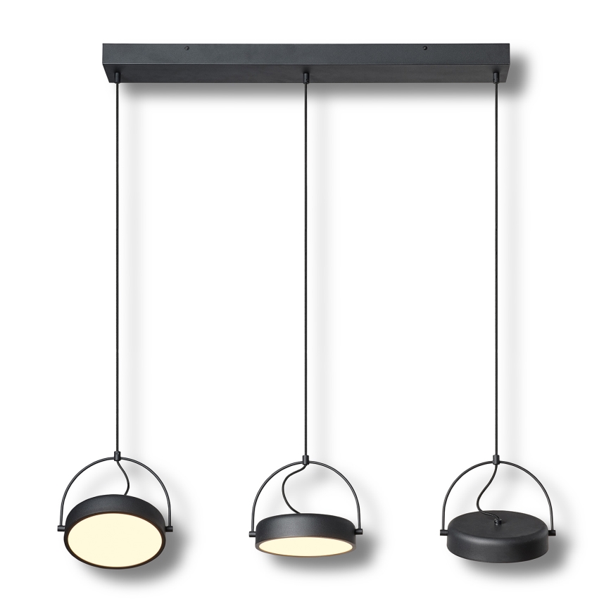 Osram - LED pakaramā lampa uz kabeļa DECOR PUCK 3xLED/12W/230V CRI 90 melna