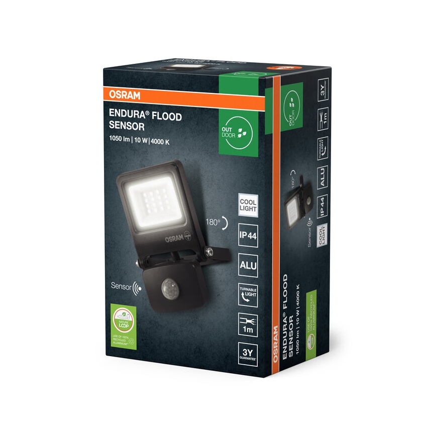 Osram - LED prožektors ar kustības sensoru ENDURA LED/10W/230V 4000K IP44