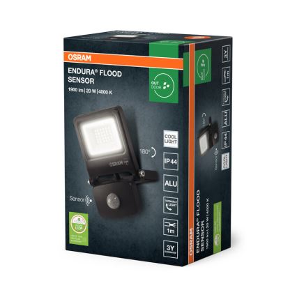 Osram - LED prožektors ar kustības sensoru ENDURA LED/20W/230V 4000K IP44