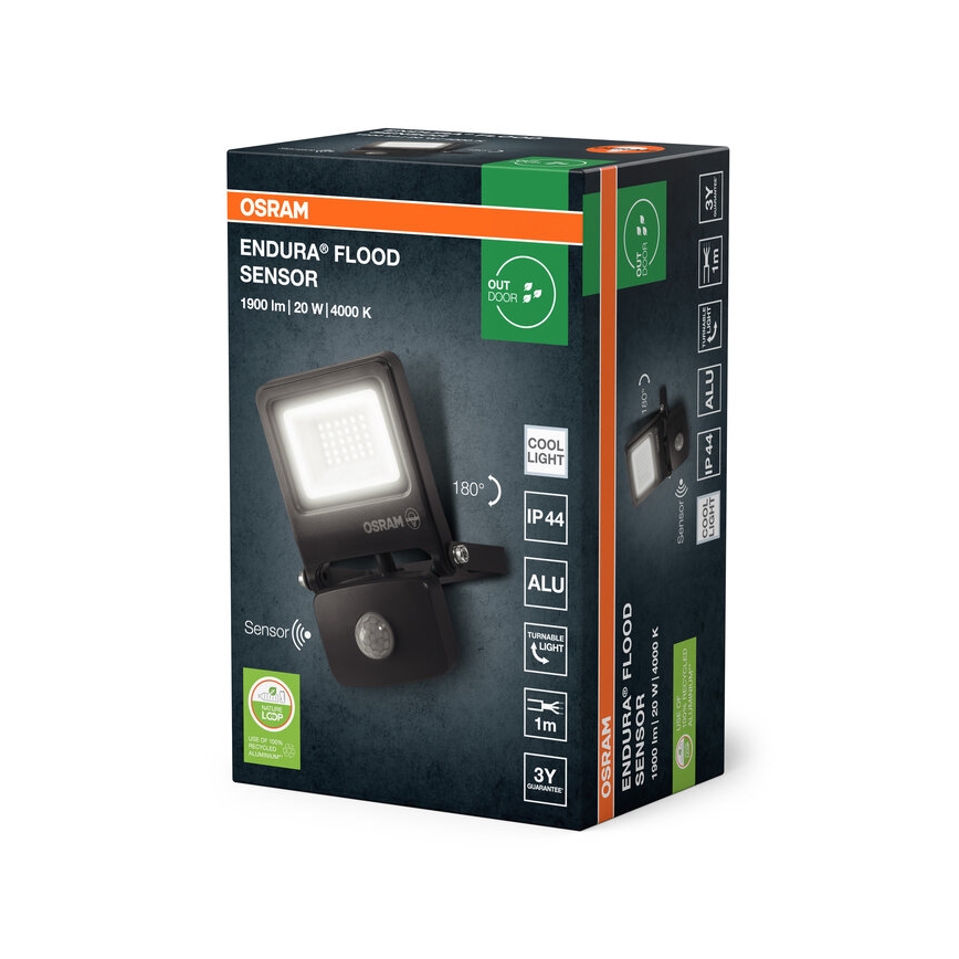 Osram - LED prožektors ar kustības sensoru ENDURA LED/20W/230V 4000K IP44