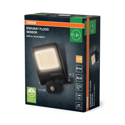 Osram - LED prožektors ar kustības sensoru ENDURA LED/50W/230V 3000K IP44