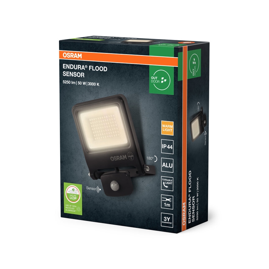 Osram - LED prožektors ar kustības sensoru ENDURA LED/50W/230V 3000K IP44