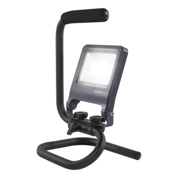 Osram - LED prožektors ar S-STAND statīvu, 20 W, 230 V, 4000 K, IP65, antracīts