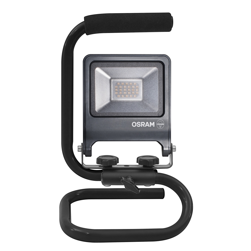 Osram - LED prožektors ar S-STAND statīvu, 20 W, 230 V, 4000 K, IP65, antracīts