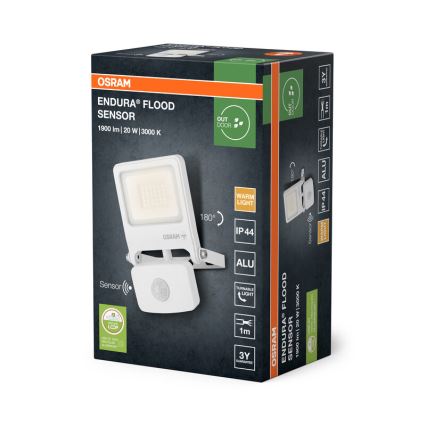 Osram - LED prožektors ar sensoru ENDURA LED/20W/230V 3000K IP44