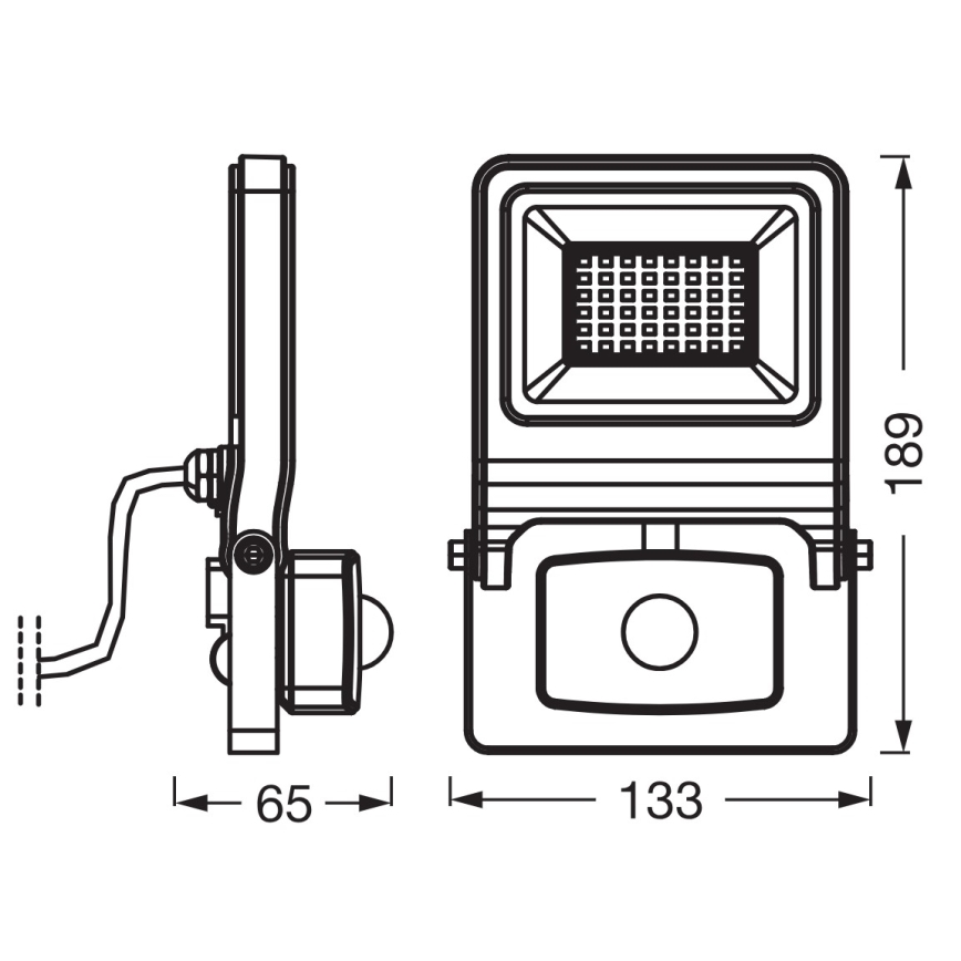 Osram - LED prožektors ar sensoru ENDURA LED/30W/230V 3000K IP44