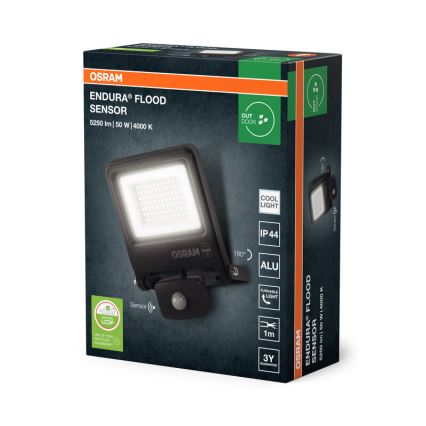 Osram - LED prožektors ar sensoru ENDURA LED/50W/230V 4000K IP44