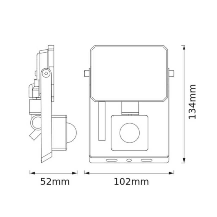 Osram - LED prožektors ar sensoru FLOODLIGHT LED/10W/230V 6500K IP65