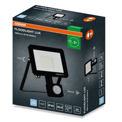 Osram - LED prožektors ar sensoru FLOODLIGHT LED/20W/230V 6500K IP65