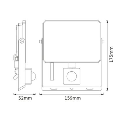 Osram - LED prožektors ar sensoru FLOODLIGHT LED/30W/230V 4000K IP65