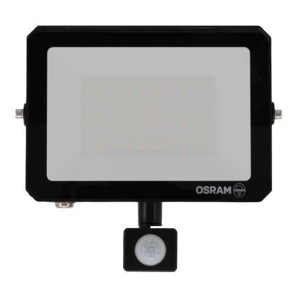 Osram - LED prožektors ar kustības un krēslas sensoru FLOODLIGHT LED/50W/230V 3000K IP65 melns