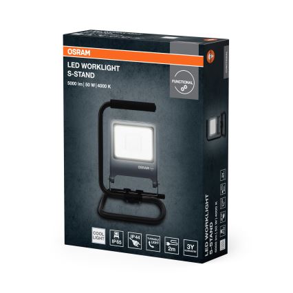 Osram - LED prožektors ar statīvu S-STAND LED/50W/230V 4000K IP65 antracīts