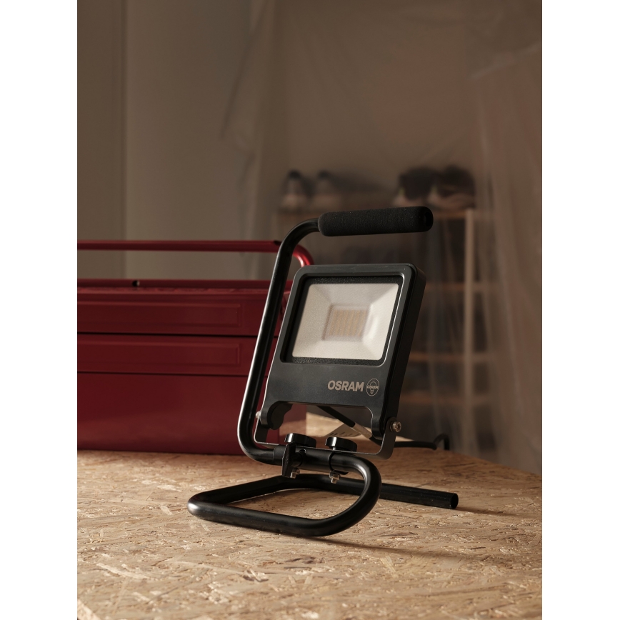 Osram - LED reflektors ar stiprinājumu S-STAND LED/30W/230V 4000K IP65 antracīts