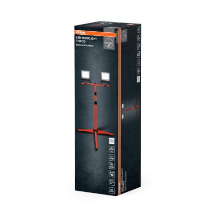 Osram - LED prožektors ar TRIPOD statīvu 2xLED/30W/230V IP65