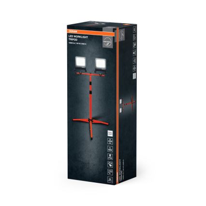 Osram - LED prožektors ar TRIPOD statīvu 2xLED/50W/230V IP65