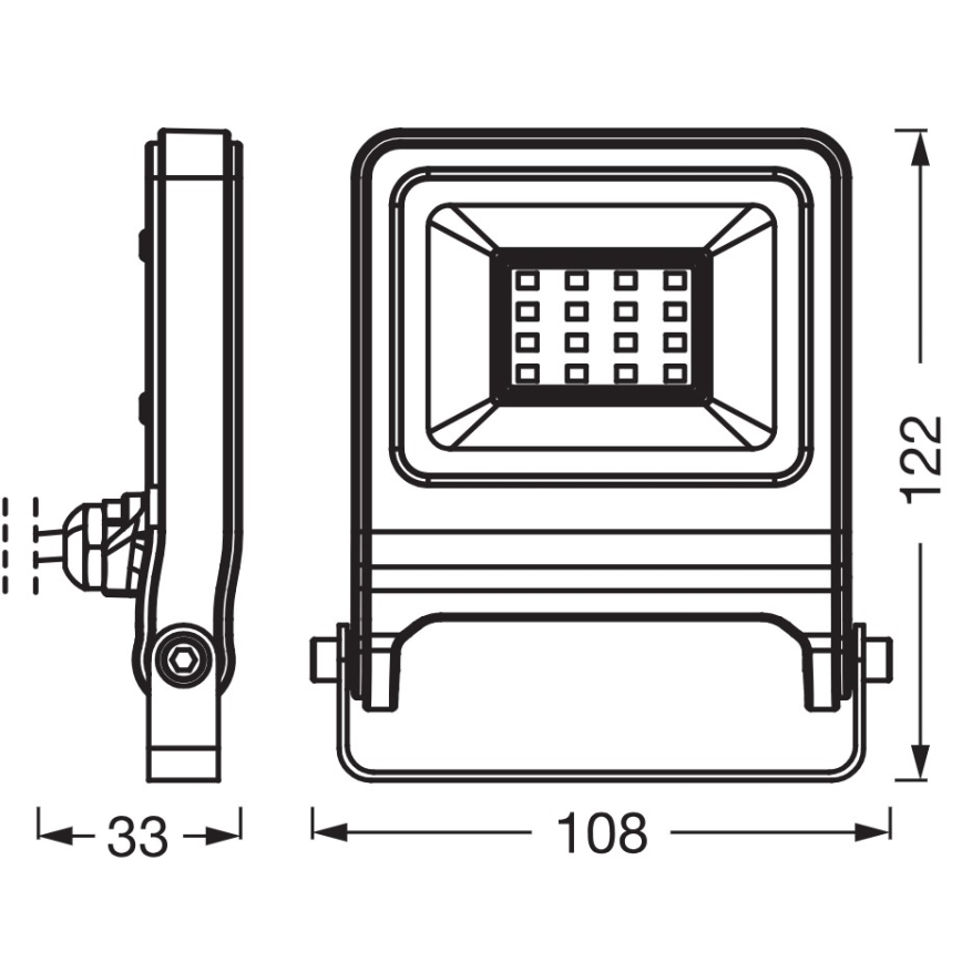 Osram - LED prožektors ENDURA LED/10W/230V 3000K IP65