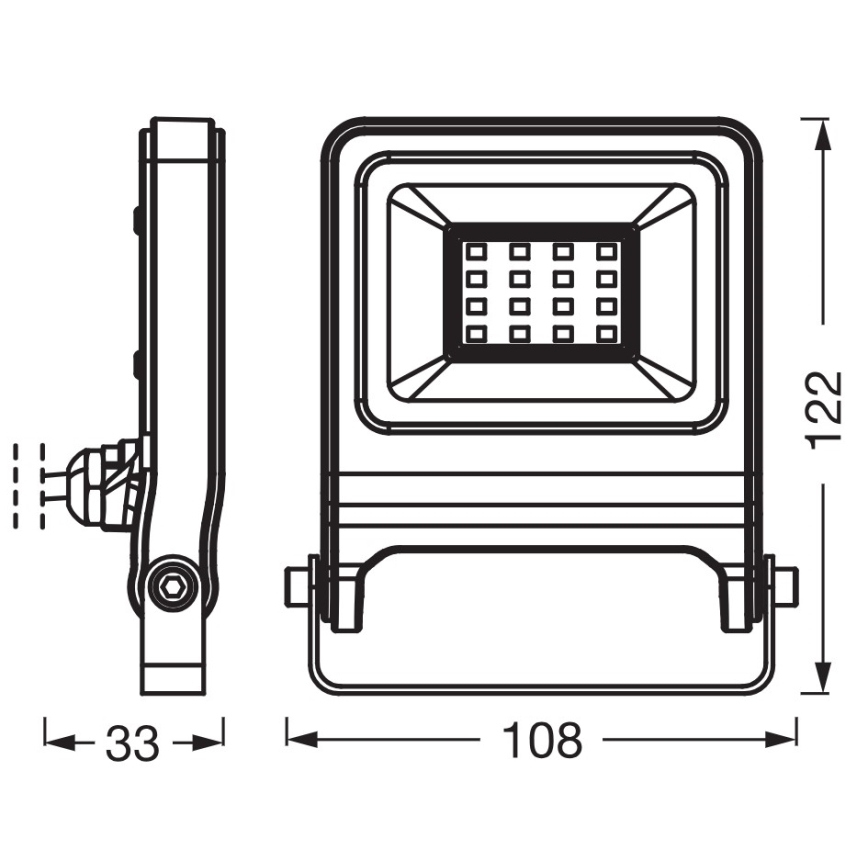 Osram - LED prožektors ENDURA LED/10W/230V 3000K IP65