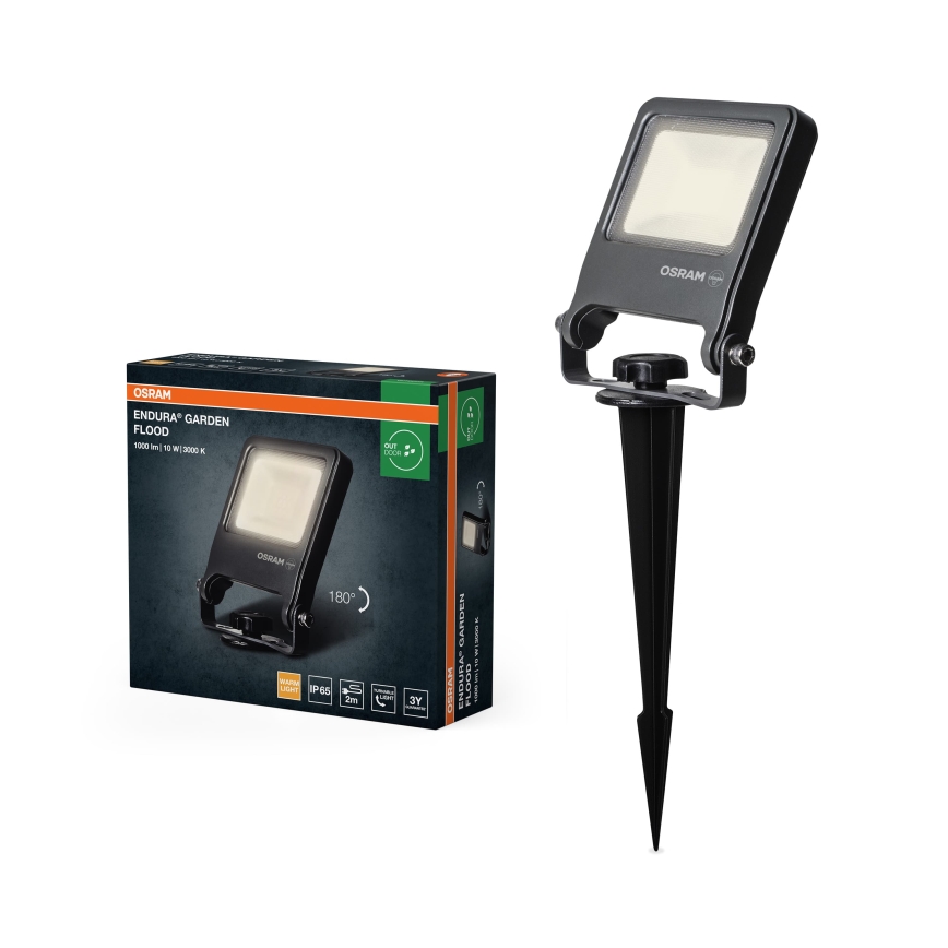 Osram - LED Reflektors ENDURA LED/10W/230V 3000K IP65 antracīts