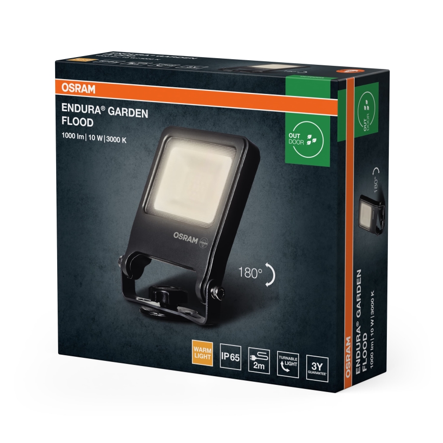 Osram - LED Reflektors ENDURA LED/10W/230V 3000K IP65 antracīts