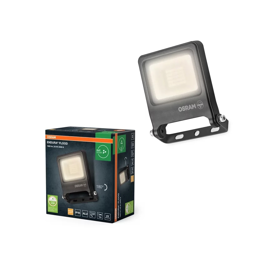Osram - LED prožektors ENDURA LED/20W/230V 3000K IP65 antracīts