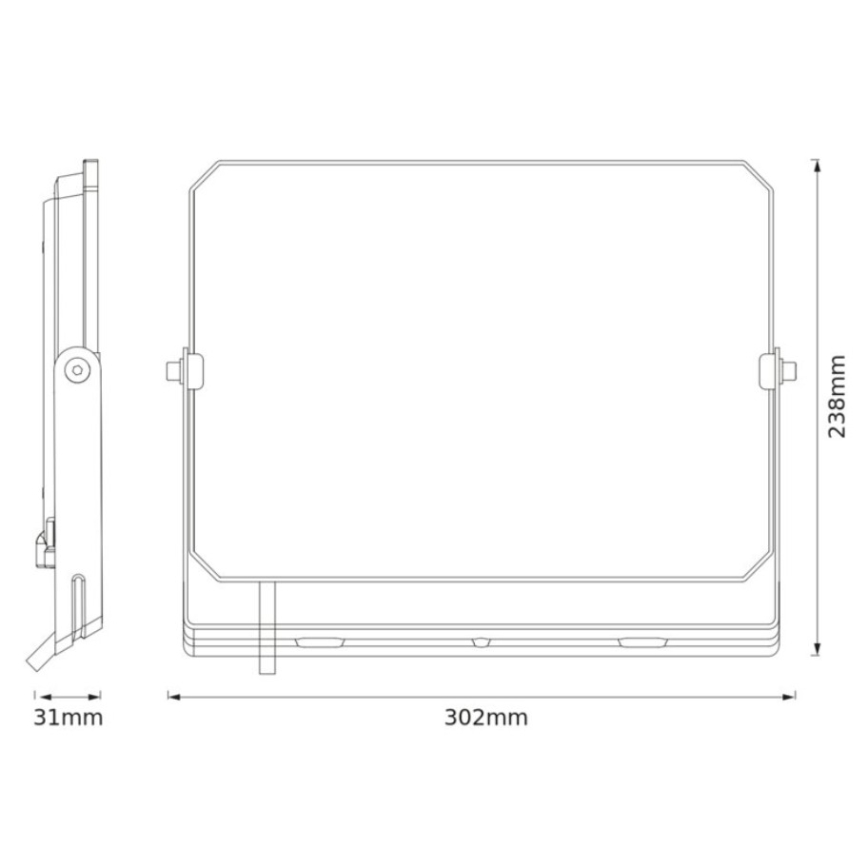 Osram - LED prožektors FLOODLIGHT LED/100W/230V 3000K IP65
